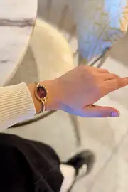 Jolie Oval Kasa Çelik Kordon Kadın Kol Saati 1
