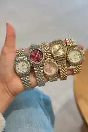 Lena Yuvarlak Kasa Çelik Kordon Kadın Kol Saati 6