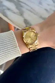 Joy Yuvarlak Kasa Çelik Kordon Kadın Kol Saati 5