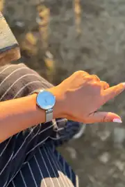 Frank Alex Gümüş Kadın Saat 3