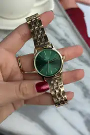 Ella Yuvarlak Kasa Çelik Kordon Kadın Kol Saati 6