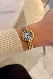 Lara Yuvarlak Kasa Çelik Kordon Kadın Kol Saati 1