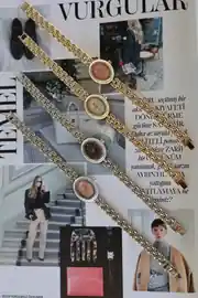 Vera Yuvarlak Kasa Çelik Kordon Kadın Kol Saati 4