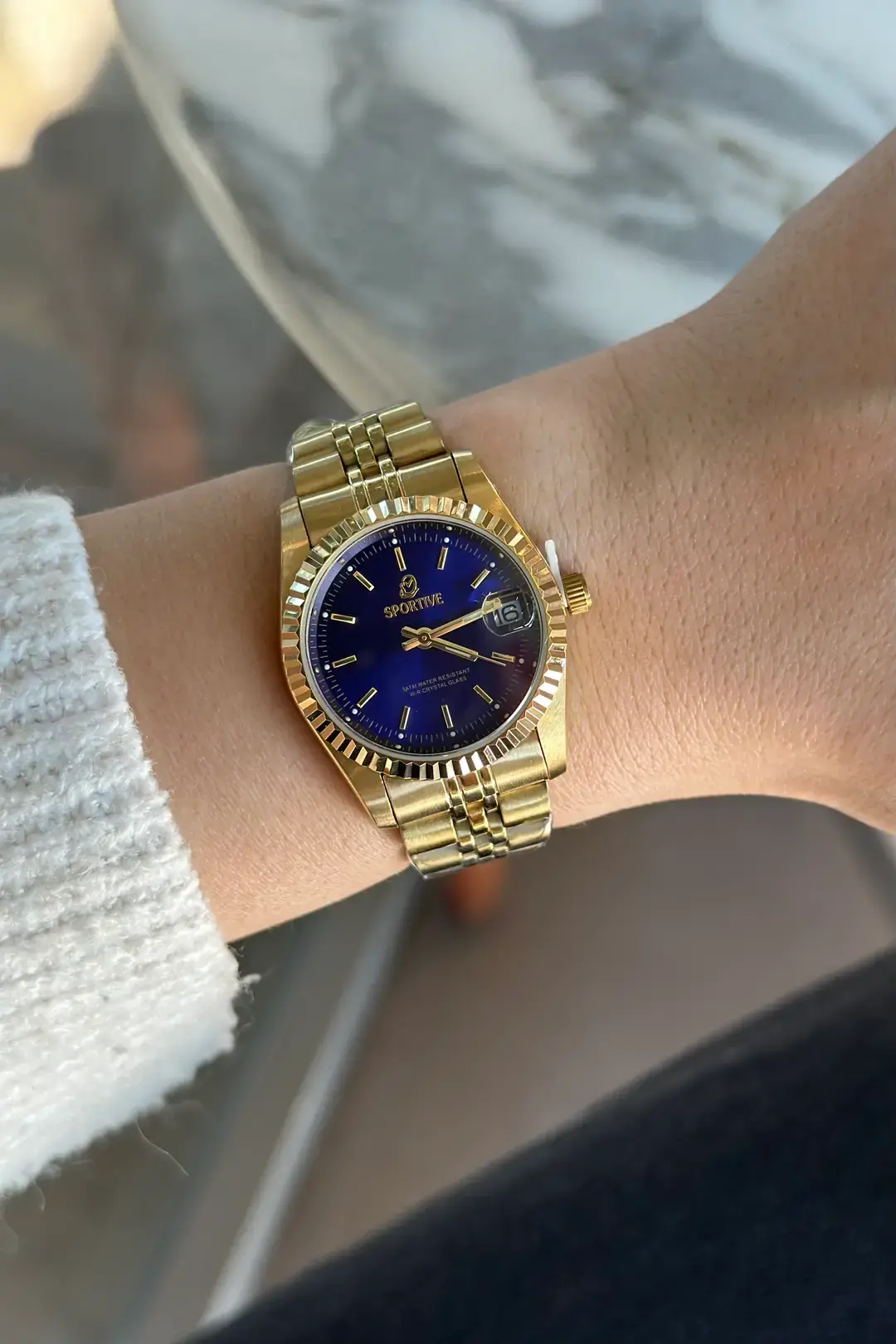 Leo Yeni Sezon Kadın Saat (26mm) - Gold Mavi