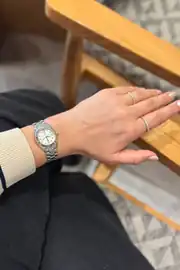 Coise Yuvarlak Kasa Çelik Kordon Kadın Kol Saati 4