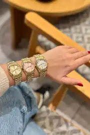 Lena Yuvarlak Kasa Çelik Kordon Kadın Kol Saati 3