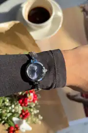 Tiras Yuvarlak Kasa Çelik Kordon Kadın Kol Saati 2