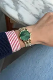 Ella Yuvarlak Kasa Çelik Kordon Kadın Kol Saati 5