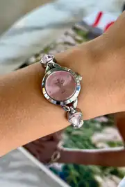 Tino Yuvarlak Kasa Çelik Kordon Kadın Kol Saati 3
