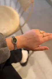Sage Oval Kasa Çelik Kordon Kadın Kol Saati 5