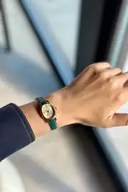Rio Oval Kasa Deri Kordon Kadın Kol Saati 1