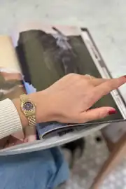 Vesna Yuvarlak Kasa Çelik Kordon Kadın Kol Saati 6