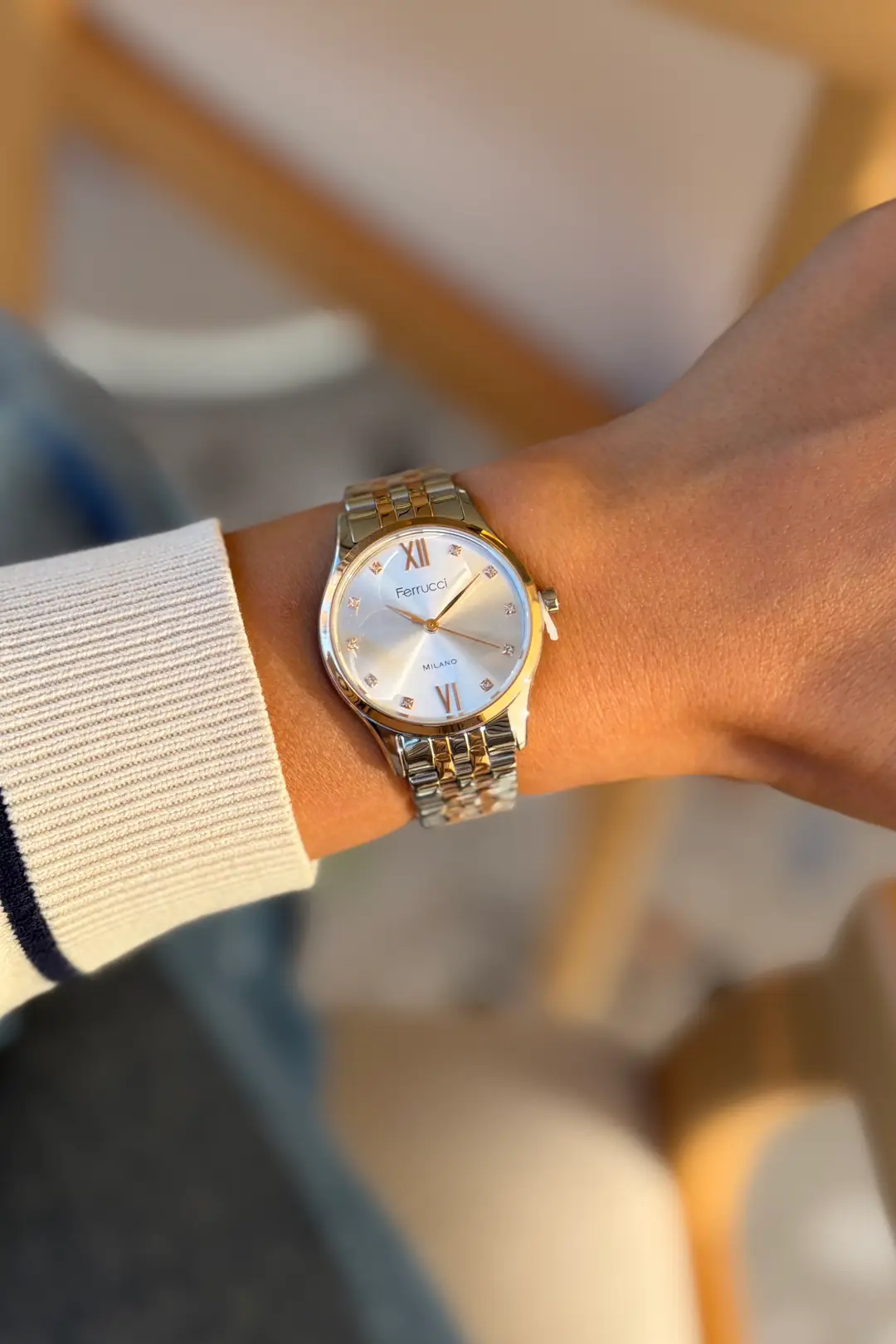 Ferrucci Rose Kadın Saat - Rose-Gümüş