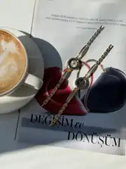 Edda Minimal Taşlı Kadın Saat 5