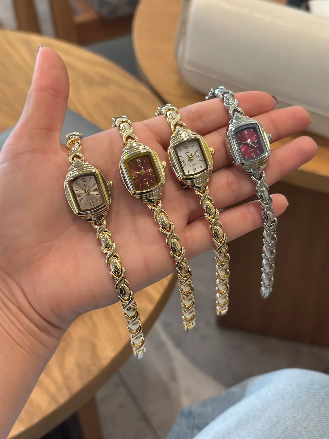 Linda Kare Kasa Çelik Kordon Kadın Kol Saati 4