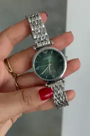 Mery Yuvarlak Kasa Çelik Kordon Kadın Kol Saati 1